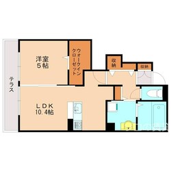 D-room唐原Ｃの物件間取画像